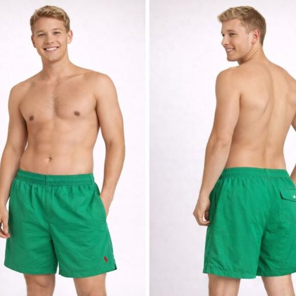 Polo Ralph Lauren Other - Polo Ralph Lauren Nylon Swim Suit Extra Small 24-27 waist w mesh lining Like New